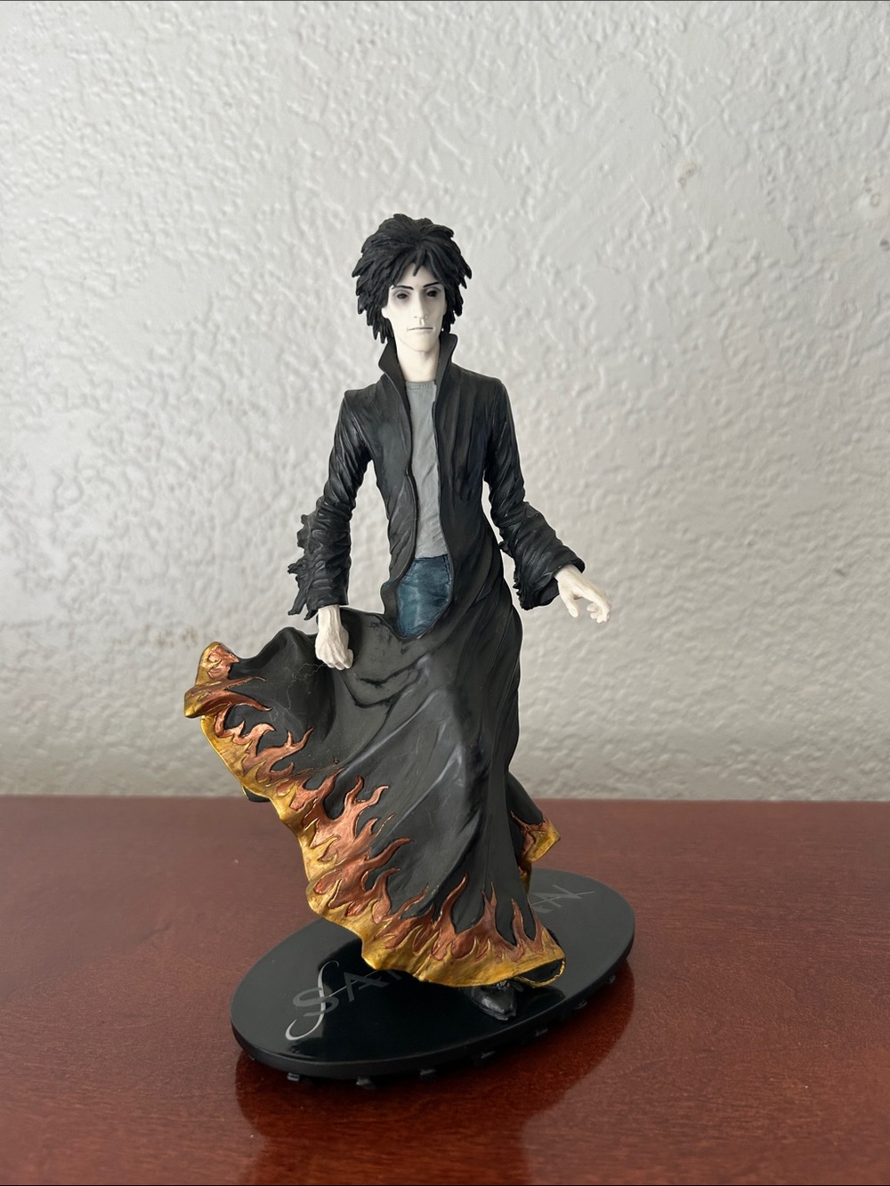 DC Direct Sandman (Morpheus) Figure Statue with Black Coat and Flame Hem